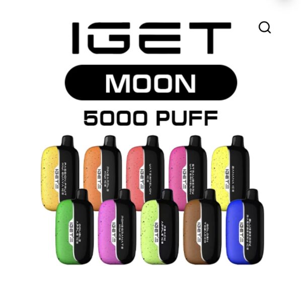 IGET MOON – 5000 PUFFS – 10 PACK